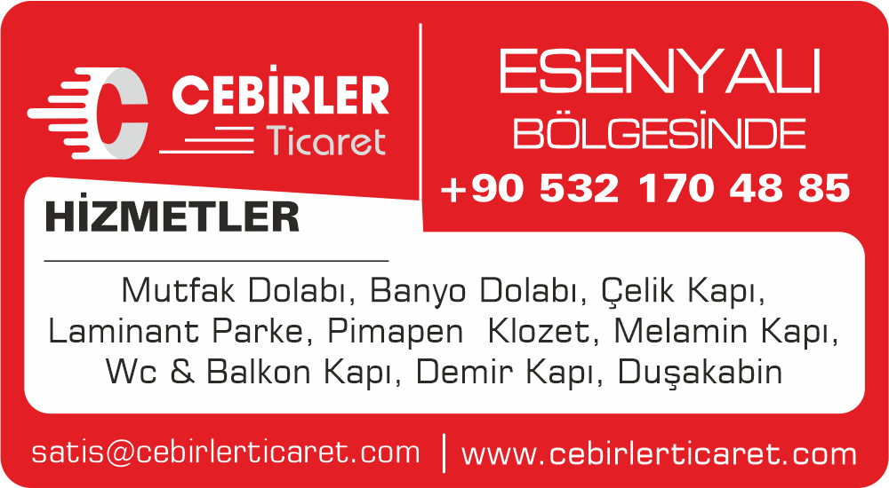 Esenyalı Sıfır Mutfak Dolabı Çelik ve Pimapen Kapılar