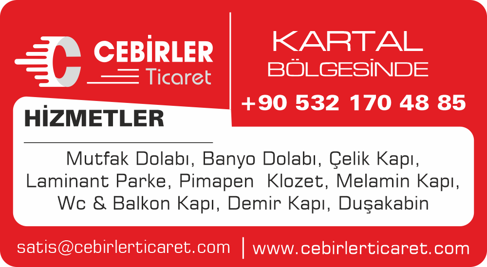 Kartal Sıfır Mutfak Dolabı Çelik ve Pimapen Kapılar